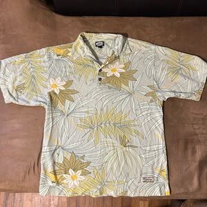 Tommy Bahama Hawaiin Polo Shirt L